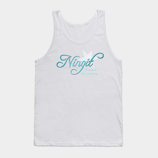 Ningit: It is snowing Tank Top by LadyCaro1